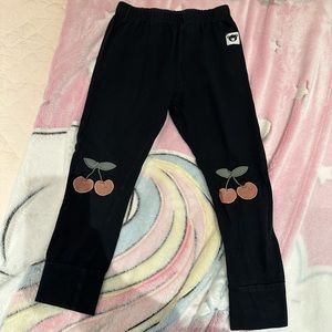 Huxbaby cherry knee patch pants